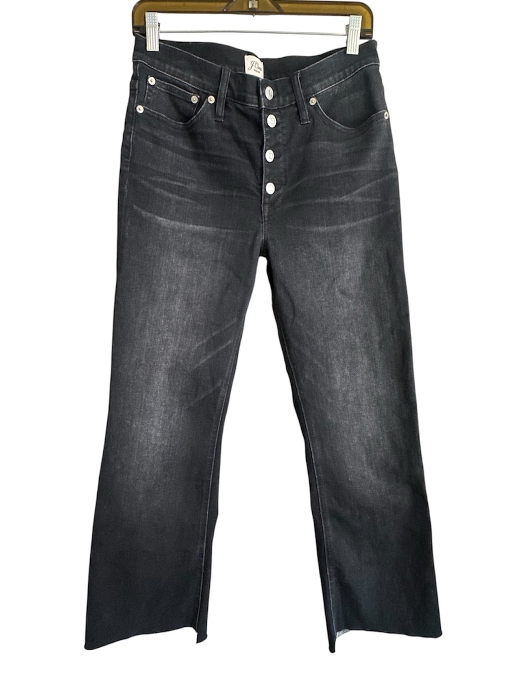 J. Crew Billie Demi Boot Crop Button Fly Size 29 - Picture 2 of 10